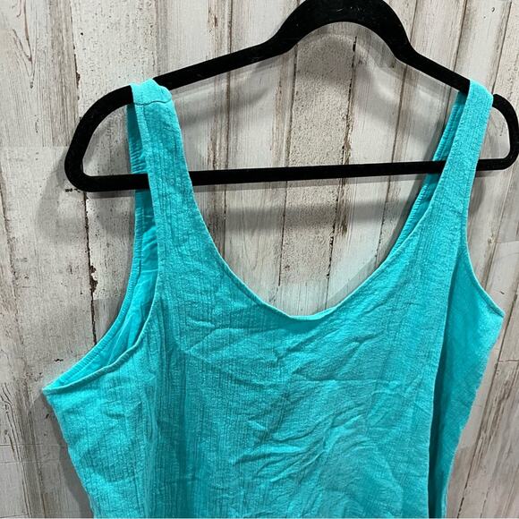 NWT Sol Crepe V Tank Top - Picture 3 of 6